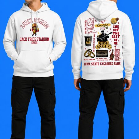 Luke Combs 2026 Jack Trice Stadium: Iowa State Cyclones Tour Shirt