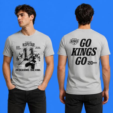 Anze Kopitar 20 Seasons: "One King" Los Angeles Kings Legacy Tee