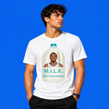 San Antonio Spurs 2026: "M.I.L.K" Man I Love Keldon Johnson Shirt