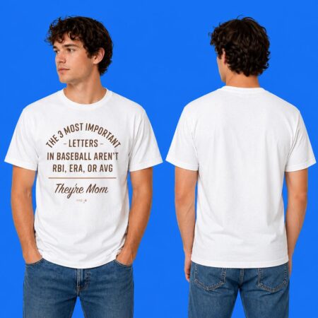 Baseball Mom Special: "M.O.M" More Important Than RBI, ERA, or AVG Shirt