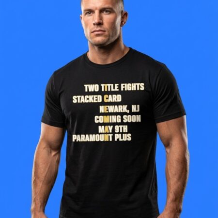 UFC 2026 Newark: Double Title Fight Stacked Card Event Tee