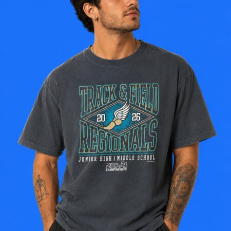 2026 MHSAA Track and Field Junior High Middle School Regionals Championship Shirt
