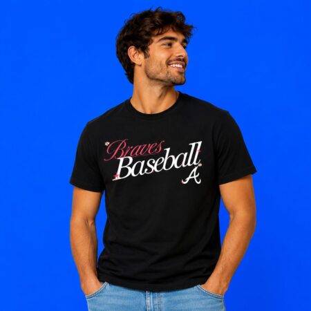 Atlanta Braves Baseball Flowers MLB 2026 2-Sided Shirt