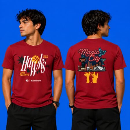 Atlanta Hawks 2026 NBA Playoffs "Magic City" 2-Sided Tee