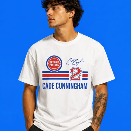 Cade Cunningham #2 Detroit Pistons 2026 Playoffs Signature Shirt