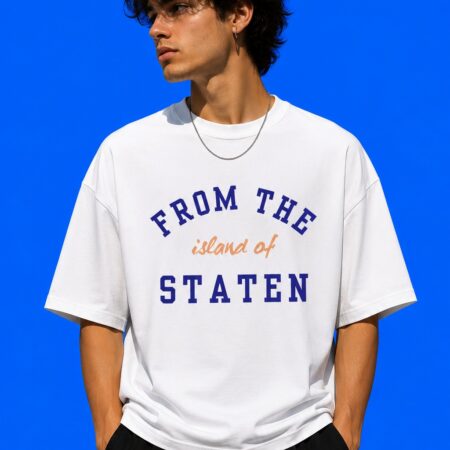 From The Island Of Staten Retro New York Pride Graphic Shirt