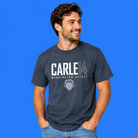 Gabby Carle #14 Washington Spirit NWSL Name & Number Tee