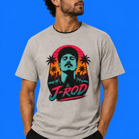 Jacob Rodriguez J-ROD Retro Sunset Aesthetic Fan Shirt