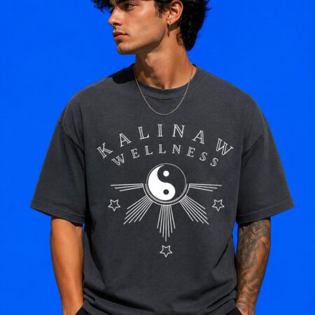 Kalinaw Wellness Aesthetic Minimalist Mindful Living Graphic Shirt