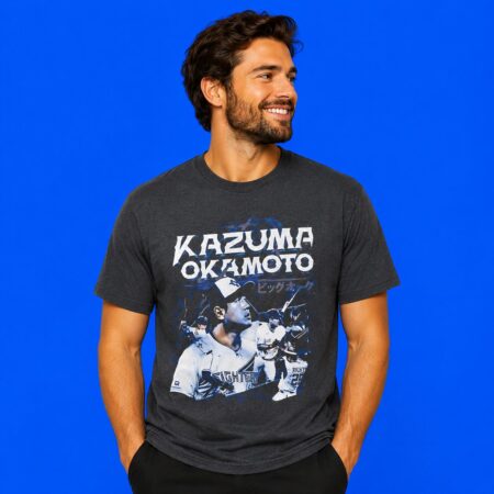 Kazuma Okamoto Toronto Blue Jays Player Collage Shirt