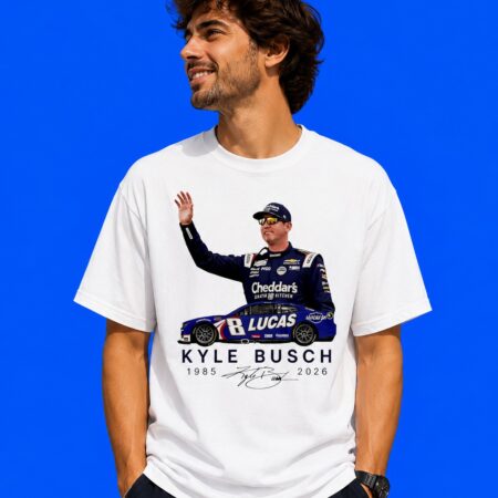 Kyle Busch Rowdy 1985-2026 Signature Memorial Shirt