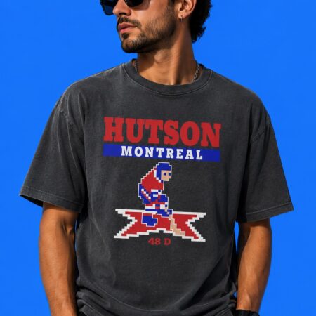 Lane Hutson 48 Montreal Canadiens Defenseman Vintage Hockey Shirt