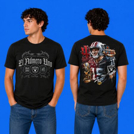 Las Vegas Raiders Fernando Mendoza "New Chapter" FOX NFL Shirt