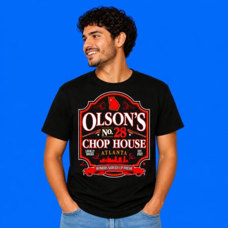 Matt Olson "Chop House" Atlanta Braves Tomahawk Chop MLB Shirt