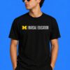 Michigan Wolverines Marsal Education 2026 Official Logo Shirt