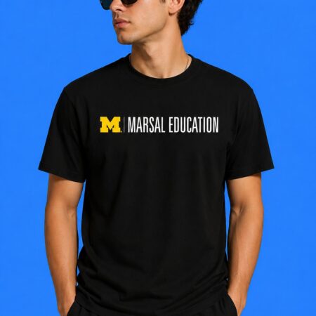 Michigan Wolverines Marsal Education 2026 Official Logo Shirt