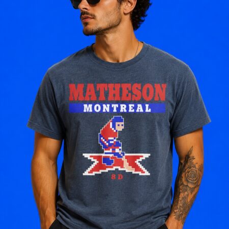 Mike Matheson 8 Montreal Canadiens Veteran D-Man Retro Tee