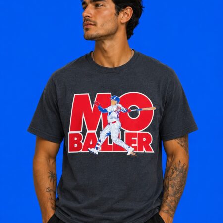 Mo Baller Moises Ballesteros Chicago Cubs Retro Baseball Fan Tee