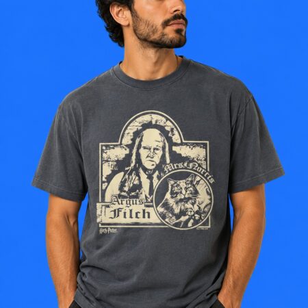 Mr. Filch Argus Filch Vintage Graphic Shirt – Magic Castle Caretaker Retro Tee
