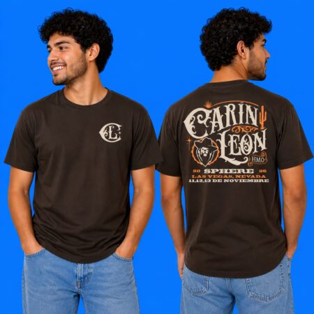 Official Carín León "De Sonora Para El Mundo" 2026 Tour Shirt