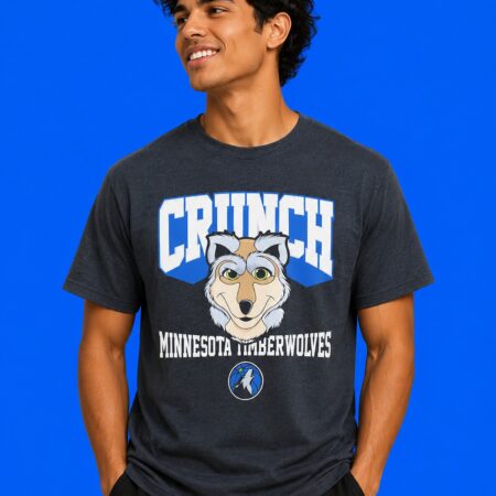 Official Minnesota Timberwolves Crunch the Wolf Mascot Gameday Shirt