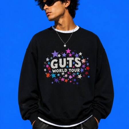 Olivia Rodrigo GUTS Tour Inspired Vampire Graphic Tee – Sour Pop Rock Merch