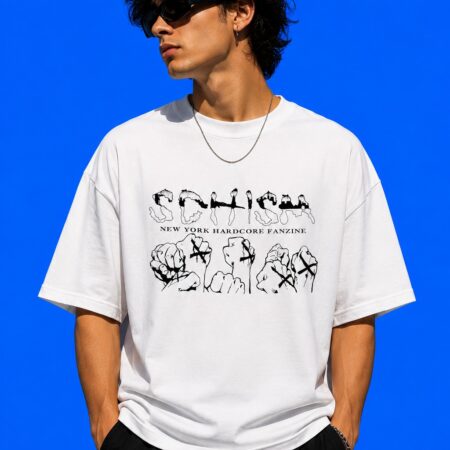 Schism New York Hardcore Fanzine Retro Punk Rock Music Shirt