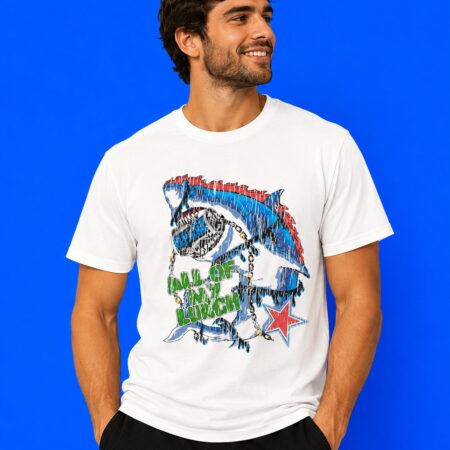 Shark Ate All Of My Lunch Funny Graphic T-Shirt