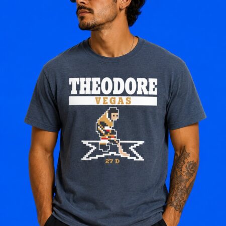 Shea Theodore 27 Vegas Golden Knights Defensive Ace Retro Shirt