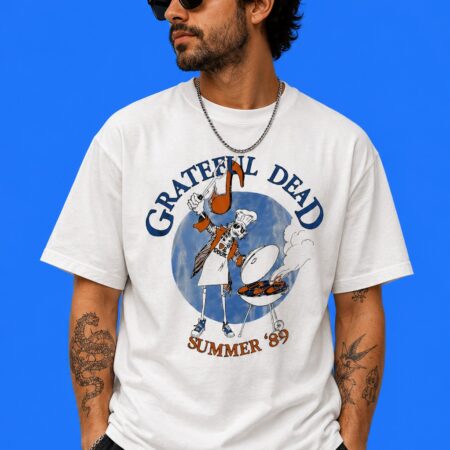 Skeleton Chef Grateful Dead Summer 89 Vintage Style Shirt