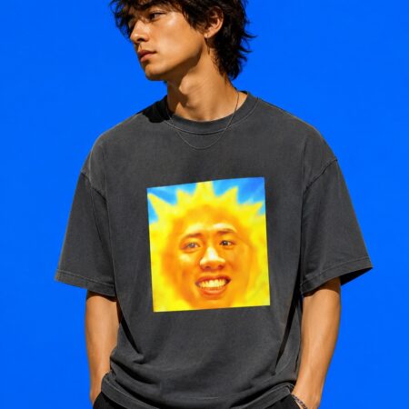 Taka-Sun Sunny Face Meme Viral Internet Culture Aesthetic Graphic Shirt