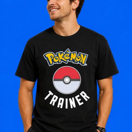 Target Exclusive Style Pokemon Trainer Graphic Shirt – Retro Anime Fan Tee