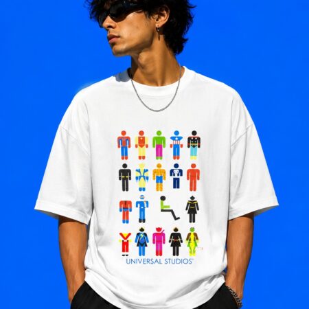 Universal Studios Marvel Super Heroes Retro Theme Park Fan Apparel