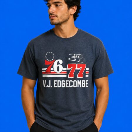VJ Edgecombe #77 Philadelphia 76ers 2026 Playoffs Tee