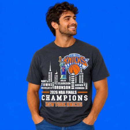 2026 NBA Finals Champions Knicks City Skyline Shirt