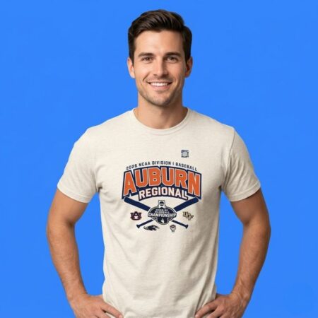 2026 NCAA DI Baseball Auburn Regional Four Team Shirt