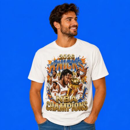 2026 New York Knicks Finals Champions Graphic Shirt