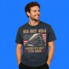 250th Anniversary Big Boy 4014 Train US Flag Graphic Shirt