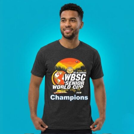 25th Annual WBSC Senior World Cup Champions Salem VA 2026 Shirt