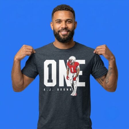 AJ Brown New England Patriots One Shirt