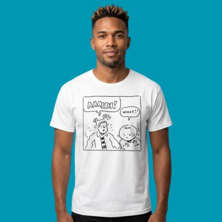 Aaahh What Comic Strip Cartoon Funny Sketch T-Shirt