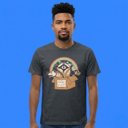 Adopt A Cat Forbidden Cats Raccoon Opossum Shirt