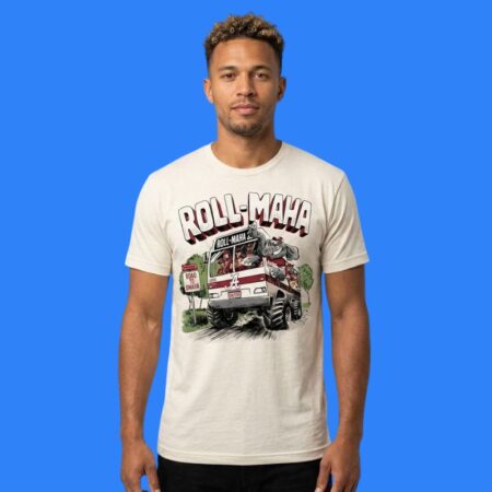 Alabama Crimson Tide Roll Maha 2026 Road To Omaha Graphic Tee