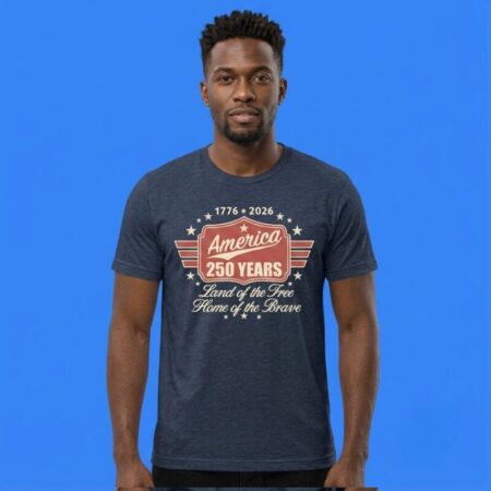 America 250 Years 1776-2026 Patriotic Shirt