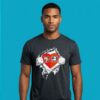 Anaheim Ducks SF 49ers Scratch Tee