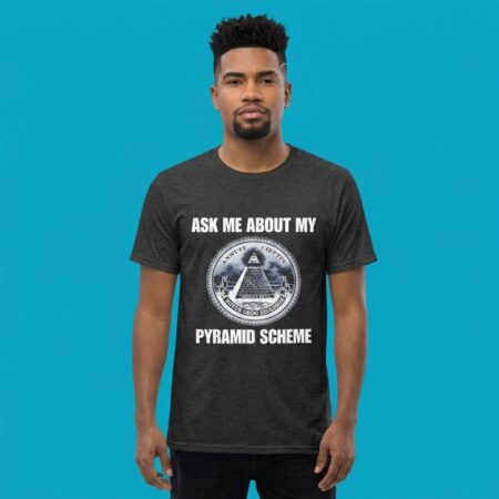 Annuit Coeptis Pyramid Scheme Graphic Tee