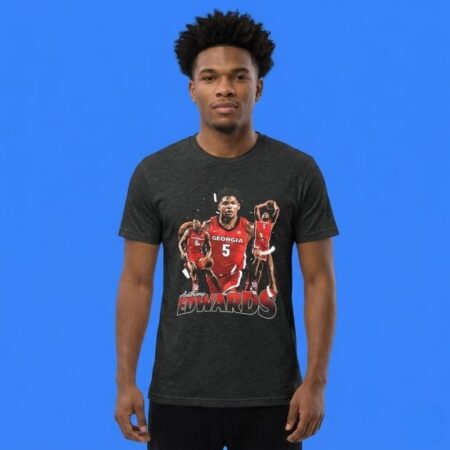 Anthony Edwards Georgia Bulldogs Basketball Signature Shirt