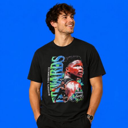 Anthony Edwards Minnesota Timberwolves Portrait Shirt