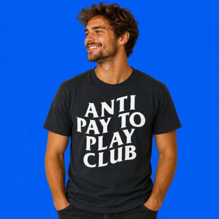 Anti Pay To Play Club Graphic Tee