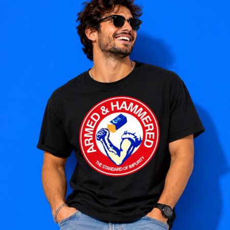 Armed and Hammered Jameson Whiskey Lover Graphic Shirt
